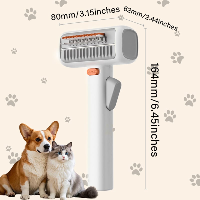 š„2026 SALE - 2-IN-1 Pet Self-Detangling & Grooming Comb