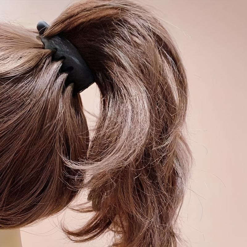 Mini Non-Slip Banana Hair Clips (4PCS) – Lightweight Hair Claw for Thin/Fine Hair Ponytails & Buns