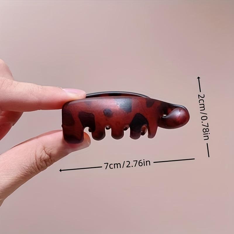 Mini Non-Slip Banana Hair Clips (4PCS) – Lightweight Hair Claw for Thin/Fine Hair Ponytails & Buns