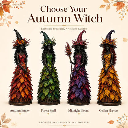 🔥LAST DAY 50% OFF - 🧙‍♀️Enchanted Autumn Witch Figurine (📦Buy 2 Free Shipping)