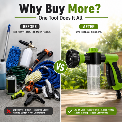 🔥50% off on the last day| ⚡ One Tool Does It All – Wash Your Car, Pet & Garden in Seconds