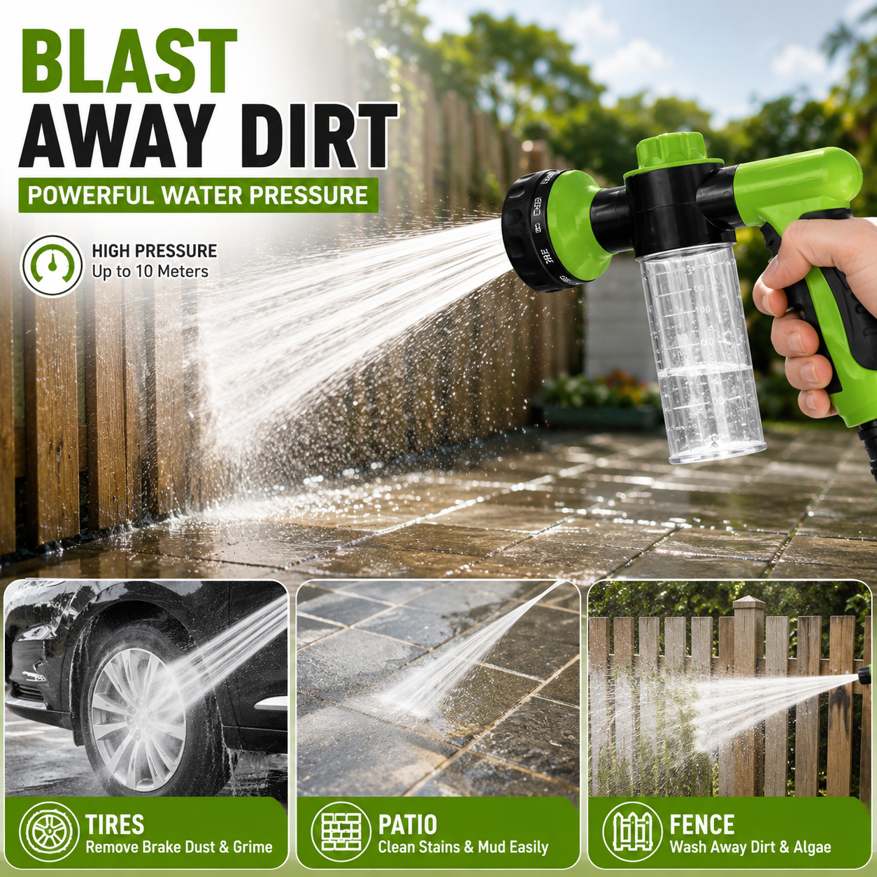 🔥50% off on the last day| ⚡ One Tool Does It All – Wash Your Car, Pet & Garden in Seconds