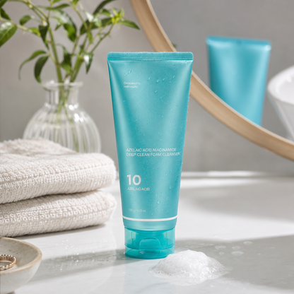 Azelaic Acid Gummy Whip Cleanser with Niacinamide for Pore Cleansing