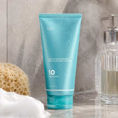 Azelaic Acid Gummy Whip Cleanser with Niacinamide for Pore Cleansing