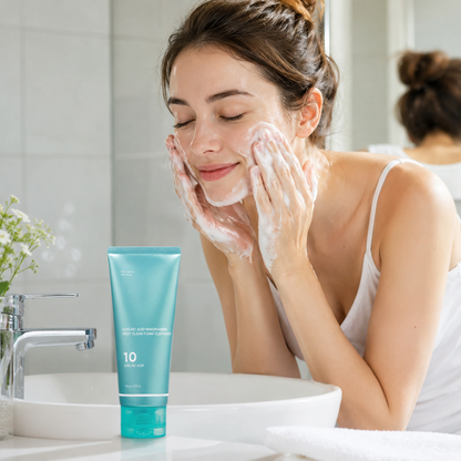 Azelaic Acid Gummy Whip Cleanser with Niacinamide for Pore Cleansing