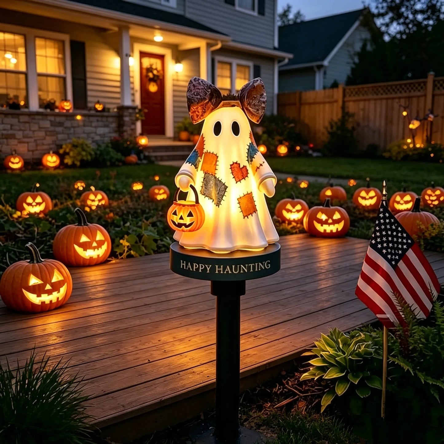TODAY ONLY: 50% OFF 🔥 Solar Ghost Garden Light