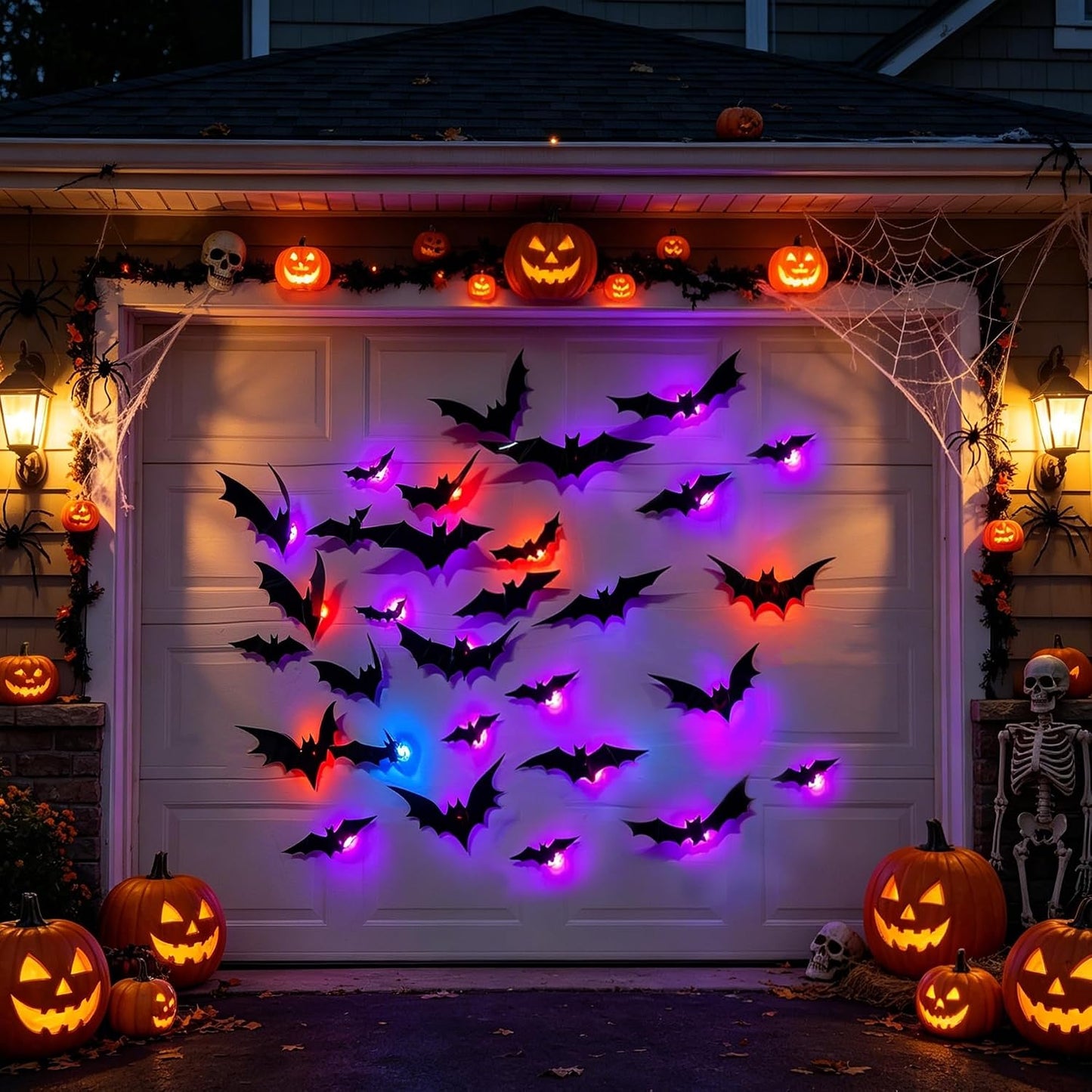 🎃 HALLOWEEN EARLY BIRD SALE✨Halloween LED Bat Night Light Wall Decor🦇