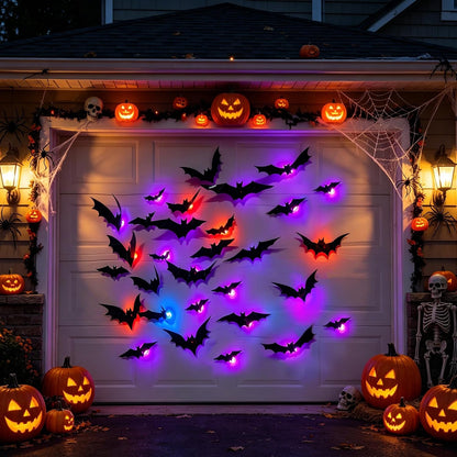 🎃 HALLOWEEN EARLY BIRD SALE✨Halloween LED Bat Night Light Wall Decor🦇