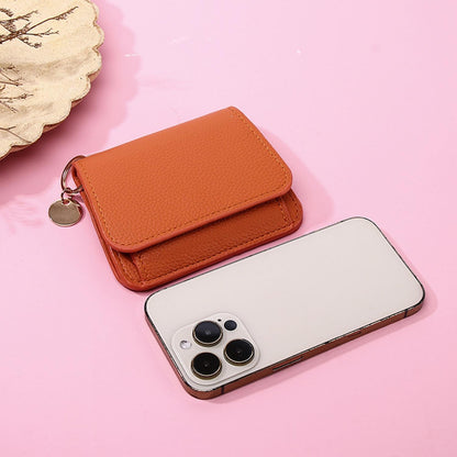 Elegant and Minimalist Women's Slim Short Wallet
