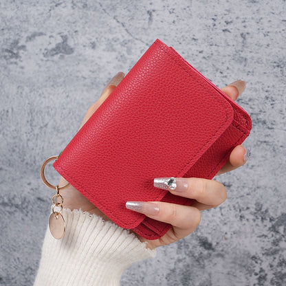 Elegant and Minimalist Women's Slim Short Wallet