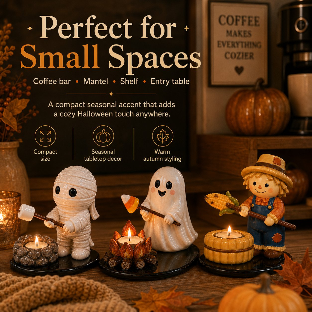 🔥CLEARANCE SALE💥Halloween Campfire Tealight Holder