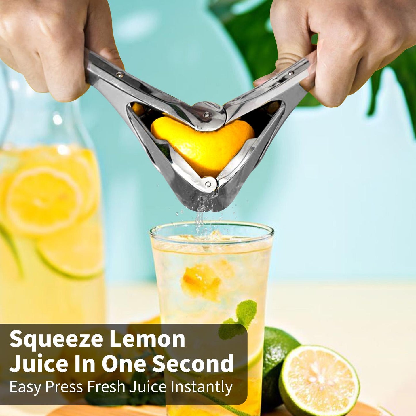 👍Citrus Squeezer | Zinc Alloy or PP – Handheld Juicer for Lemons, Limes & Oranges 🍋