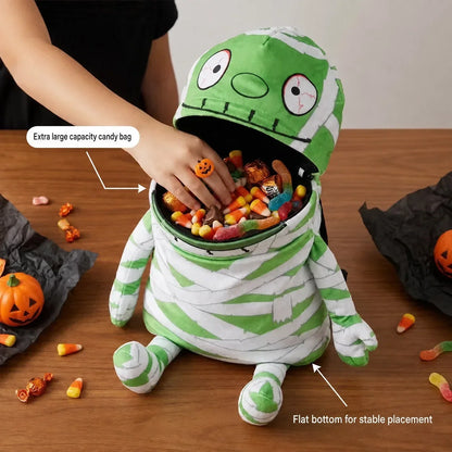 🎃🍬Musical Animated Mummy Children's Halloween Trick or Treat Bag