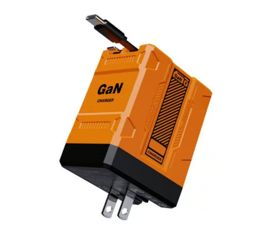 2-in-1 GaN Tkhotpick 3.0  Charger with Retractable Cables