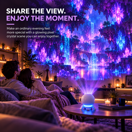 🔥LAST DAY 49% OFF🌆Pixel Fantasy Scene Projector – Ambient Decor for Gaming Rooms