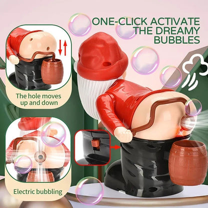 🏆 Limited-time 50% Off! 🎅ready For Christmas!🎄funny Santa Bubble Blowing Machine – Music, Lights & Christmas Bubble Fun