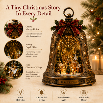 🎄 Christmas Bell Cascade Solar Yard Light✨
