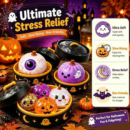 🎃🎃🎃👻 Last Day 50% OFF – Adorable Halloween Ghost Squishies You Can't Put Down! 🖐️