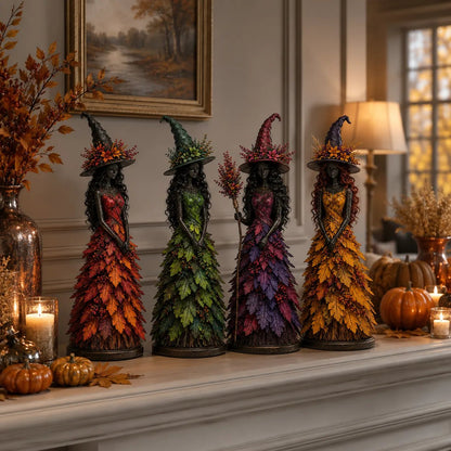 🔥LAST DAY 50% OFF - 🧙‍♀️Enchanted Autumn Witch Figurine (📦Buy 2 Free Shipping)