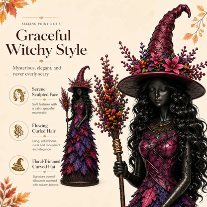 🔥LAST DAY 50% OFF - 🧙‍♀️Enchanted Autumn Witch Figurine (📦Buy 2 Free Shipping)