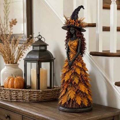 🔥LAST DAY 50% OFF - 🧙‍♀️Enchanted Autumn Witch Figurine (📦Buy 2 Free Shipping)