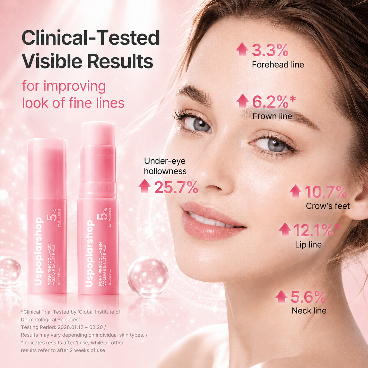 🔥LAST DAY 60% OFF🎁Korean PDRN Pink Collagen Volume Multi Balm