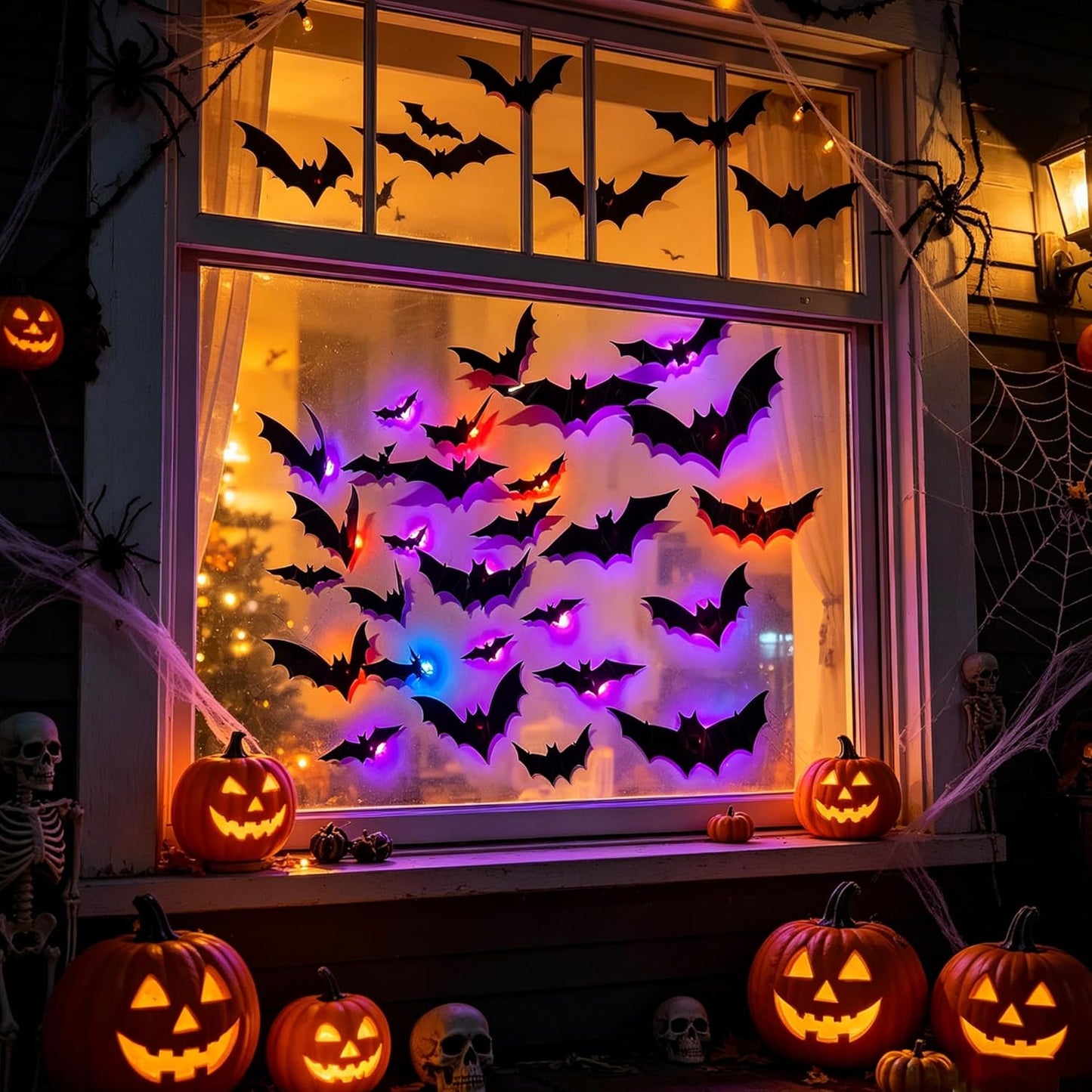 🎃 HALLOWEEN EARLY BIRD SALE✨Halloween LED Bat Night Light Wall Decor🦇