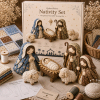 Shepherds Visit Set