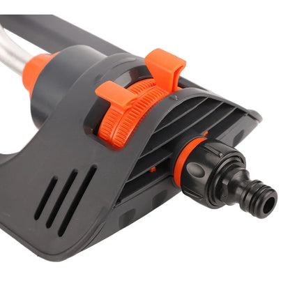 Large Coverage Oscillating Yard Sprinkler (Up to 32ft) - 19 Precision Nozzles with Built-In Unclogging Pin